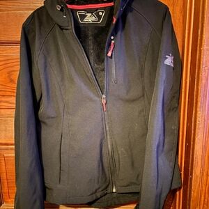 ZeroXposur Black Jacket with Red Details